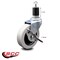 Service Caster 3 Inch Thermoplastic Rubber Wheel 1-7/8 Inch Expanding Stem Caster with Brake SCC-EX05S310-TPRS-SLB-178 - alternate 1